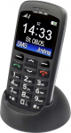 Aligator A670 vanemate mobiiltelefon SOS-nupu ja asukoha m&auml;&auml;ramise seadmega, 4,8 x 2,32 x 0,55 tolli, must