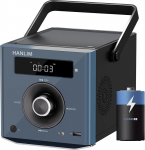 Kaasaskantav CD-m&auml;ngija Bluetoothiga, FM-raadio, 2000 mAh aku, MP3 taasesitus/USB/AUX sisend/k&otilde;rvaklappide pesa/kaugjuhtimispult, 10 W k&otilde;lar, kompaktne kaasaskantav CD-m&auml;ngija, must