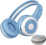 SIMOLIO laste Bluetooth k&otilde;rvaklapid, juhtmevabad Bluetooth helijagamisfunktsiooniga (Auracast), mikrofon, kokkupandavad, vaikse kuulamise režiimiga kooli, veebitundide ja reiside jaoks, m&uuml;ndi v&auml;rvi