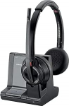 Plantronics Savi W8220-M, MSFT Binaural Head-band Black Savi W8220-M, MSFT, k&otilde;nekeskus/kontor, Binaural, Head-band, Black, Rotary, Microsoft