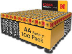Kodak AA patareid, topelt A patareid, 100 tk, &uuml;hekordsed patareid, leelispatarei, 1,5 V