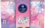 NIVEA - Advendikalender Youth Edition 2025 - Ilu kinkekomplekt - Hooldus n&auml;ole, kehale ja huultele + aksessuaarid - 12 &uuml;llatusakent - 1 tk