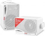 Pyle 3,5-tollised v&auml;lisk&otilde;larid 200 W - 3-Way veekindlad k&otilde;larikarbid Bluetooth sise- ja v&auml;litingimustes kasutamiseks bassirefleksiga - koos seinakinnitusega ja toiteallikaga aeda, basseini ja elutuppa (paar)