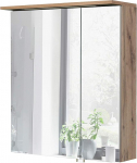 Schildmeyer Milan 134891 Mirror Cabinet Oak Country House Decor 60.5 x 16 x 72.3 cm