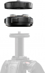 Manfrotto XCHANGE Quick Release, universaalne s&uuml;steem statiivi/liuguri/lisaseadmete jaoks, alus ja plaat, 20 kg kandev&otilde;ime, kerge alumiinium, 3/8 tolli ja 1/4 tolli keermega, foto/video/valgus