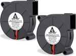 GDSTIME Pack of 2 5015 12 V Fan 5015 Centrifugal Fan 12 V Blower Fan 50 x 50 x 15 Centrifugal Fan 4500 rpm for Cooling Fan Replacement