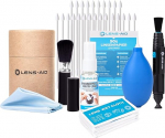 LENS-AID 8-in-1 Camera Cleaning Kit for Full Frame, APS-C & Lens - With Liquid Cleaner, Microfibre Cloth, Cleaning Sticks, Wet Cleaning Cloths, Cleaning Pen, Bellows & More
