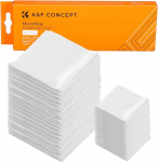 K&F Concept Microfibre Cleaning Cloth, Cleaning Cloths Set for Camera, Lens, Filters, Glasses, Display, Smartphones, Tablet, 15 x 15 cm, Single Vacuum Packaging (Pack of 40)
