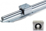 PWQBABJWL Professionelles SBR16 1000-mm-Linearf&uuml;hrungsset, 2 St&uuml;ck SBR16 L1000 mm + 4 St&uuml;ck SBR16UU-Linearlagerblock, CNC-Teile
