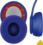Beats by Dr. Dre Solo3, Solo 3.0, Solo 2 On-Ear juhtmevabad k&otilde;rvaklappide asendusk&otilde;rvaklapid / k&otilde;rvapadjad / k&otilde;rvaklapid / k&otilde;rvakatted / k&otilde;rvaklappide remonditarvikud (tumesinine)