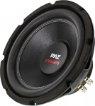 Pyle 1 subwoofer PLPW10D 25,00 cm 250 mm 10 tolli 500 Watt RMS 1000 Watt Max topeltpooli 4 + 4 Ohm DVC topelt h&auml;&auml;lega rulli auto kohta, 1 tk.