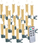 Lunartec j&otilde;uluk&uuml;&uuml;nlad: Kaugjuhtimispuldi ja taimeriga, kuldne (juhtmevabad j&otilde;uluk&uuml;&uuml;nlad).