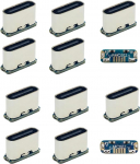 NFHK 10pcs/Lot DIY jootmine Type-C Female Connector Asendage Micro USB 5Pin Female SMT Type DC 5V Power