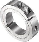 QUARKZMAN Single Split Clamp Ring v&otilde;llidele 1-1/4" Bore, &uuml;heosaline kinnitusr&otilde;ngas, 2-1/16" OD, 1/2" laius, 304 roostevabast terasest kinnitusr&otilde;ngas, komplektkruvi stiiliga