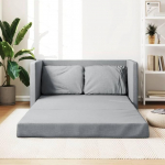 ShGaxin Floor Sofa with Sleep Function, Light Grey, 112 x 174 x 55 cm, Fabric, Lounge Sofa, Sofas & Couches, Relax Sofa, Couch for Living Room - 353964