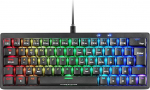 Mars Gaming MKMINIPRO mehaaniline ultra kompaktne 60% klaviatuur, kuumvahetatavad mehaanilised l&uuml;litid, RGB Chroma, m&auml;nguklaviatuur koos Antighosting, vaiksed l&uuml;litid, portugali, must