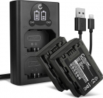 CELLONIC, Sony A7 III (ILCE-7M3 / ILCE-7M3K), ZV-E1 (7.4V, 2040mAh), Sony A7 III-ga &uuml;hilduv aku, 2 tk + topeltlaadija