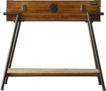 FOMWWVYS Konsolentisch, Moderner Konsolentisch mit offenem Regal, schmales Sofa und Eingangstisch Flurtisch