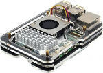 Yahboom Akr&uuml;&uuml;l Raspberry Pi 5 korpus koos alumiiniumist jahutusaluse ja temperatuuri reguleeritava ventilaatoriga