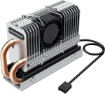 GRAUGEAR M.2 Cooler M2 NVMe SSD 2280-le, 25 mm PWM ventilaator vaskse soojatoruga, alumiiniumist ribad, v&otilde;imas jahutus M.2 SSD-dele