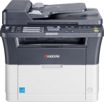 Kyocera Ecosys FS-1325MFP 4-in-1 multifunktsionaalne laserprinter, mustanahaline kahepoolne printimine, koopia, skanner, kuni 25 lehek&uuml;lge minutis