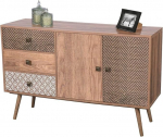 Urban Living Baobab Buffet 2 Doors and 3 Drawers 120 x 29 x 75 cm