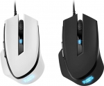 Sharkoon Shark Force II White Gaming Mouse 4044951030446 & Shark Force II Black