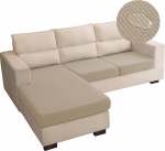 Wasserabweisende, L-f&ouml;rmige Couchbez&uuml;ge, 3 St&uuml;ck, Sofa-Sitzkissen-Schonbez&uuml;ge, Stretch, separater Bezug f&uuml;r Chaiselongue, f&uuml;r linke und rechte Couch f&uuml;r Haustiere (2-Sitzer + Chaiselongue)