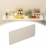 Premium seinale paigaldatav kokkupandav laud teraskinnitusega, ruumi s&auml;&auml;stev laud, kompaktne lahendus, kokkupandav 1 kl&otilde;psuga (120 x 40 cm)