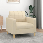 Homgoday tugitool Cream 60 cm kangast diivanvoodi elutoa diivanid &otilde;uealale aias Diivan aeda elutuppa Patio &otilde;uem&ouml;&ouml;bel