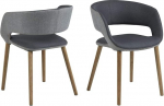AC Design Furniture Jack riidest s&ouml;&ouml;gitooli, helehall/tumehall, laius: 56 x s&uuml;gavus: 52 x k&otilde;rgus: 76 cm