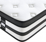 Inofia Sleep 135 x 190cm Double Memory Foam Spring Matrats 25cm Hybrid Luxury Collection Medium Firm 100 Nights Riskivaba proovi