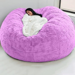 Bean Bag tool kate ilma t&auml;idiseta, kohev, polsterdatud, hoiukott klapptoolile, puuvillasest pesust valmistatud laiskus