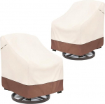 &Otilde;ues p&ouml;&ouml;rlev tool katab 2 Pack aiam&ouml;&ouml;bel Patio Chair Cover veekindel kaugus (30 "W x 34" D x 38.5" H) Outdoor muru Patio m&ouml;&ouml;bel Beige ja Brown