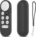 Kaugjuhtimispuldi &uuml;mbris, mis &uuml;hildub Google Chromecast 2020 4K / Chromecast 2022 HD &uuml;mbrisega - pehme silikoonist &uuml;mbris kaugjuhtimispuldi jaoks