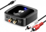 SONRU Bluetooth 6.0 adapter vastuv&otilde;tja Jack Aux Bluetooth vastuv&otilde;tja audioadapter Stereo koos 3 5 mm pesa ja RCA kaabliga stereos&uuml;steemi k&otilde;larite, autoraadio, v&otilde;imendi jaoks