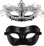 JewelryWe Jewellery 2/4/6/10 t&uuml;kki Masquerade mask Veneetsia pits silmamask pits mask n&auml;o kost&uuml;&uuml;m Halloween karneval pidu Cosplay