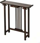 Konsolentisch mit Abgerundeten Ecken, Console Table mit Schublade, Geeignet f&uuml;r Flur und Wohnzimmer(80x20x80CM/31x8x31IN)