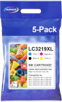 LC3219XL Cartridges LC3217 LC3219 XL Multipack LC-3219XL Compatible with Brother LC 3219XL LC-3219 LC 3217 LC-3217 for Brother MFC-J5330DW Printer MFC J5730DW MFC-J6930DW Laser Printer (Pack of 5)
