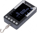 Digital Force Meter Push Pull Gauge 100kg 220Lb N&middot;m Lb Digital Dynamometer Force Meter for Mechanics Experiments in School Lessons with Data Sync