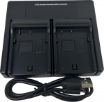 USB topelt akulaadija D-Li90 DLI90 DL190 D-BC90 jaoks