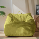 MAXYOYO Bean Bag t&auml;iskasvanutele, hubane Bean Bag valmistatud Corduroy k&auml;epidemega, vahtpol&uuml;stri t&auml;itmine, mugav tool, m&auml;ngimine, lugemine, l&otilde;&otilde;gastumine