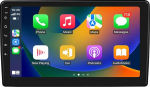 Android 14 9-tolline autoraadio Renault Megane 1 1995-2003 toetab juhtmevaba Carplay/Android auto, roolijuhtimine, WiFi/4G, FM 4-Core 2GB & 64GB