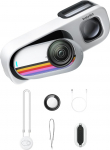 Insta360 GO 3S Retro-Bundle Sonderedition 128 GB Wei&szlig;-Kleine 4K Vlogging-Kamera, Freihand-POV-Kamera, Retro-Filter, 4K 30 fps, Extra-Akku, Leichte tragbare Vlog-Kamera f&uuml;r Stra&szlig;en-& Alltagsaufnahmen