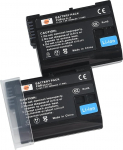 DSTE 2tk EN-EL15 ENEL15 laetav aku Nikon 1V1 D600 D610 D750 D800 D800E D810A D7000 D7100 D7200 kaamerale Nikon 1V1 D600 D610 D750 D800 D800E D810A D7000 D7100 D7200
