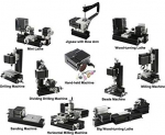CGOLDENWALL TZ10000MG Mini DIY Machine Metal 10 in 1 Mini treipingi koos Bow Arm 60W 12000rpm Mini Bow-arm 10in1 Metal treipingi masin &otilde;pilastele DIY t&ouml;&ouml;tab parim kingitus lastele kingituseks