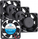 WINSINN 40 mm 12 V ventilaator - kahekordne kuullaager, 10000 RPM, harjadeta 4015 ventilaator, ideaalne arvutikarbid ja elektroonika, 30 cm kaabel XH2.54-2PIN, 40 x 15 mm (4 tk)