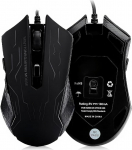 Gaming Mouse Wired Silent Gaming Mouse USB Wired Desktop Laptop Mouse G6 1,5 m 6-Speed Adjustable Comfortable Handle Ergonoomiline optiline hiir