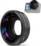 NEEWER laiatarbe objektiiv, mis &uuml;hildub ainult DJI Osmo Action 6 objektiiviga, 185&deg; FOV, mitmekihiline HD optiline klaas, 4 elementi 4 grupis, kruvitav Action Cam objektiiv, fototarvikud, FL-B52