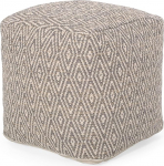 Christopher Knight Home Jenna Seat Cube Brown Beige Yellow